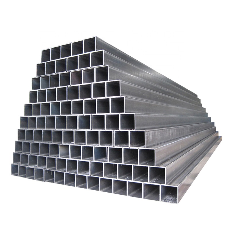 ASTM A500 Galvanized  Coating High Quality Square And Rectangular Steel Pipes And Tubes