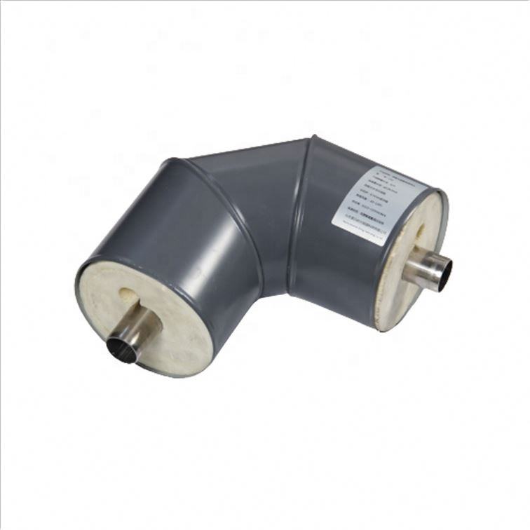 Pre-insulated Seamless 100% CFC Free Polyurethane Insulation Foam and HDPE Jacket  Pipe Fitting Elbow