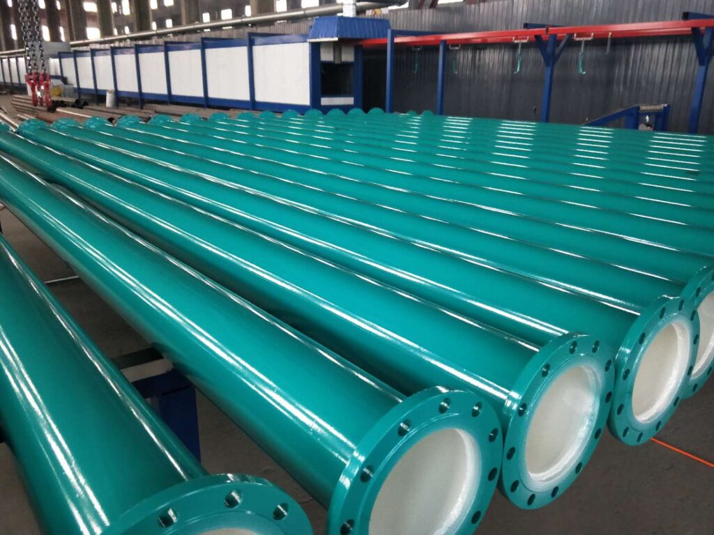 Natural Gas Oil Pipeline Internal Epoxy FBE  outside surface External 3 Layer Polyethylene Coated  Carbon steel Pipe Anti Corrosion Coating